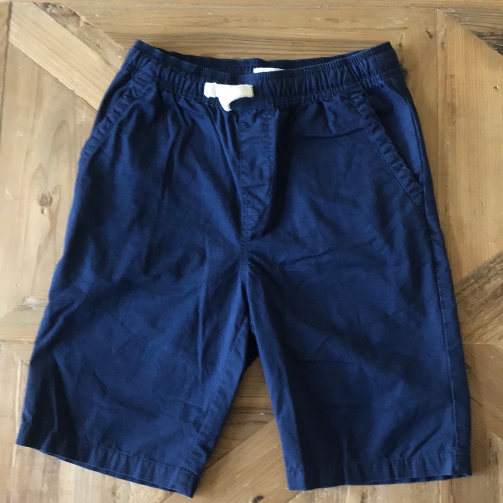 Boys navy blue dress shorts